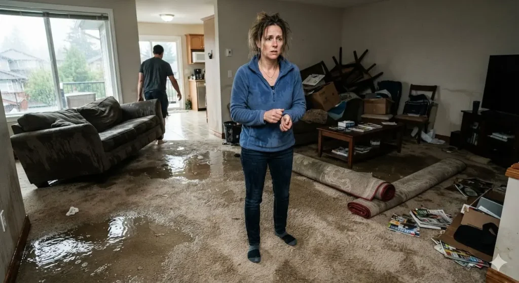 professional carpet cleaning after water damage Langley BC Prime Carpets Clean restoration service