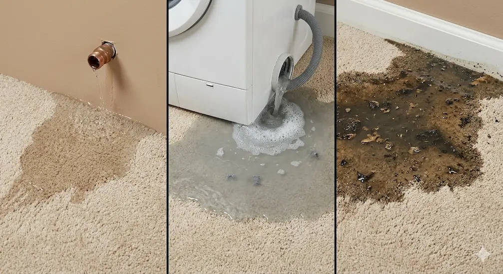 can carpet be saved after water damage comparison showing when to save versus replace carpet