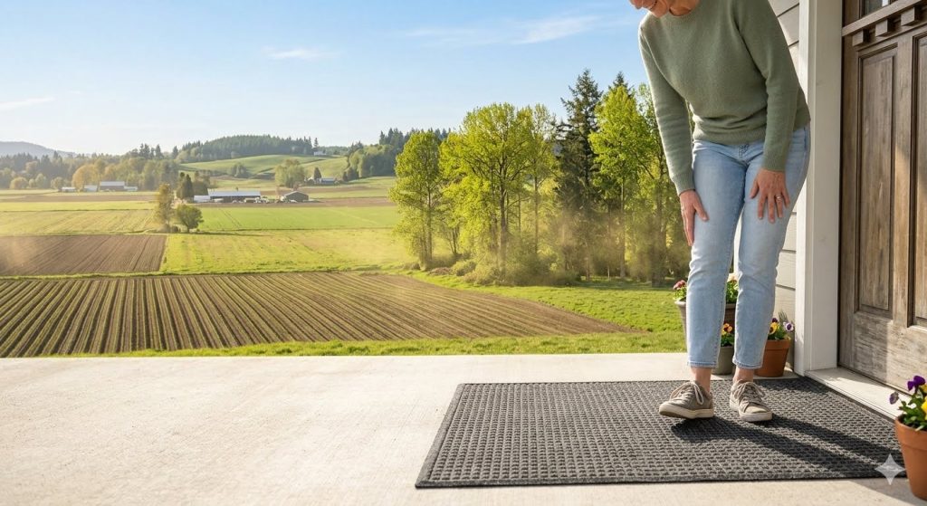 Fraser Valley pollen season in Langley BC showing outdoor allergens tracked into homes on footwear affecting carpet allergy sufferers